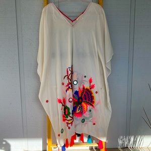Beach Kaftan with Stunning Embroidery